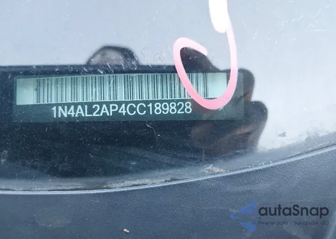 2012 Nissan Altima 2.5 S из США, поврежденный, VIN 1N4AL2AP4CC189828